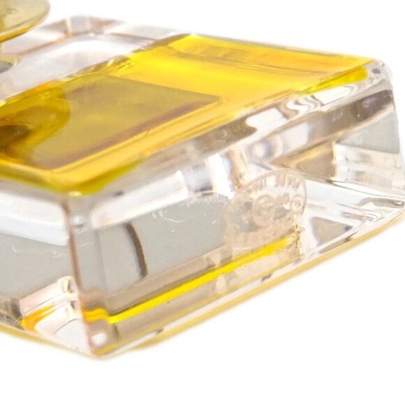 Chanel Perfume Bottle Brooch Pin Clear 06A 195347 - Picture 2 of 4